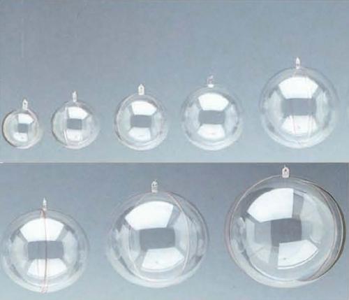 sfera in plexiglass trasparente
